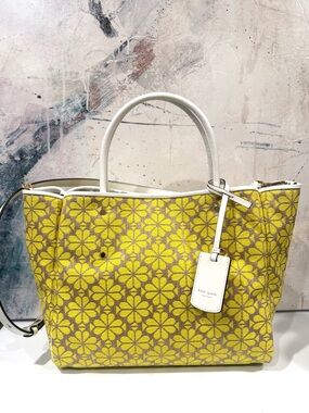 Kate Spade New York Spade Jacquard Large Everything Tote Shoulder Crossbody